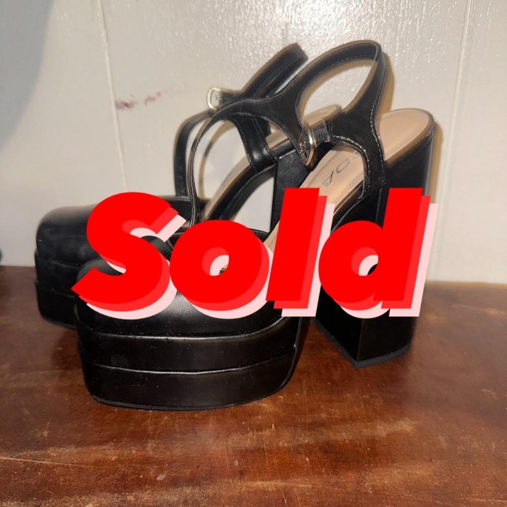 ‼️SOLD‼️ Platform Soda Heels